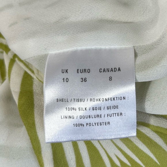 PLANET 100% SILKE TOP SPAGHETTI STRAPS CROPPED WITH WAIST TIE IN SIZE 8 - Picture 8 of 9